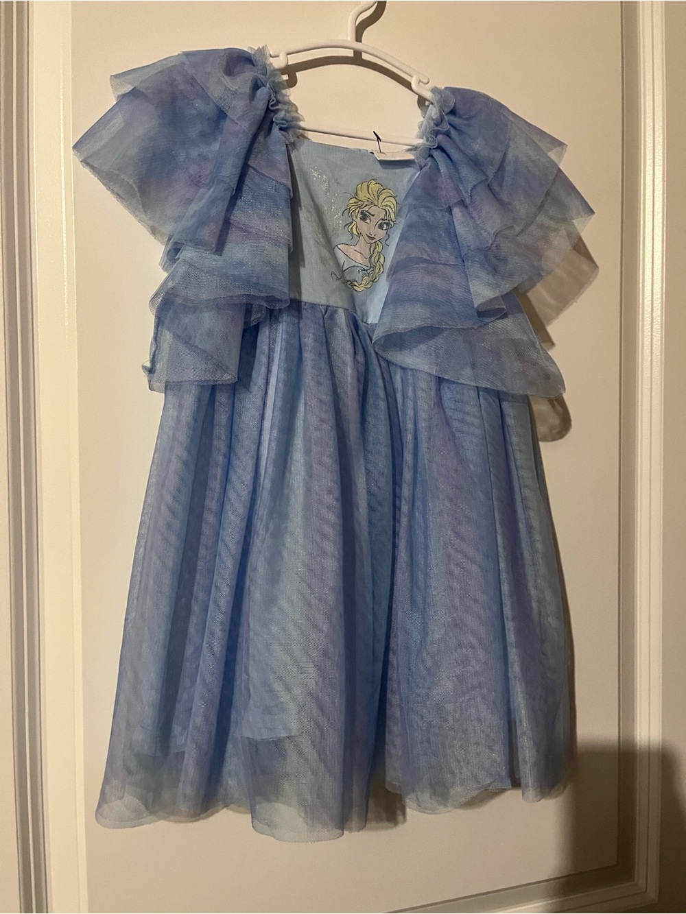 Disney Elsa Light Blue Tulle Party Dress